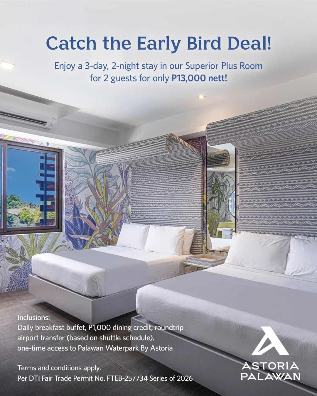 Catch the Early Bird Deal!