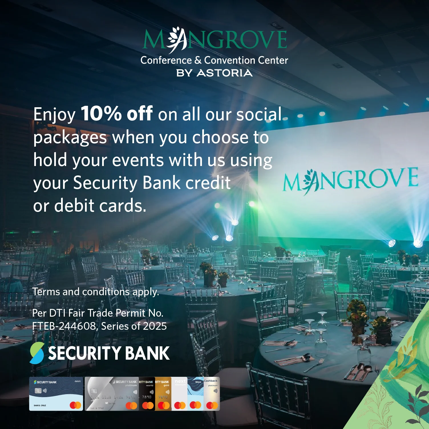 Mangrove - Security Bank Promo