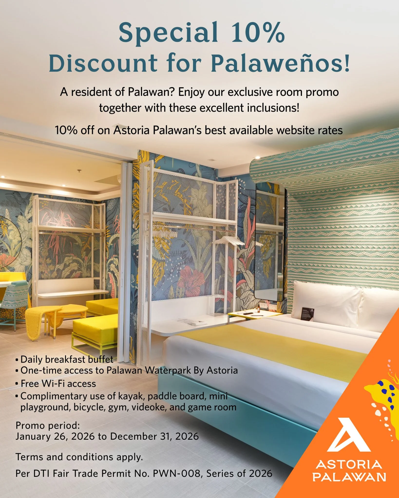 Special 10% Discount for Palaweños!