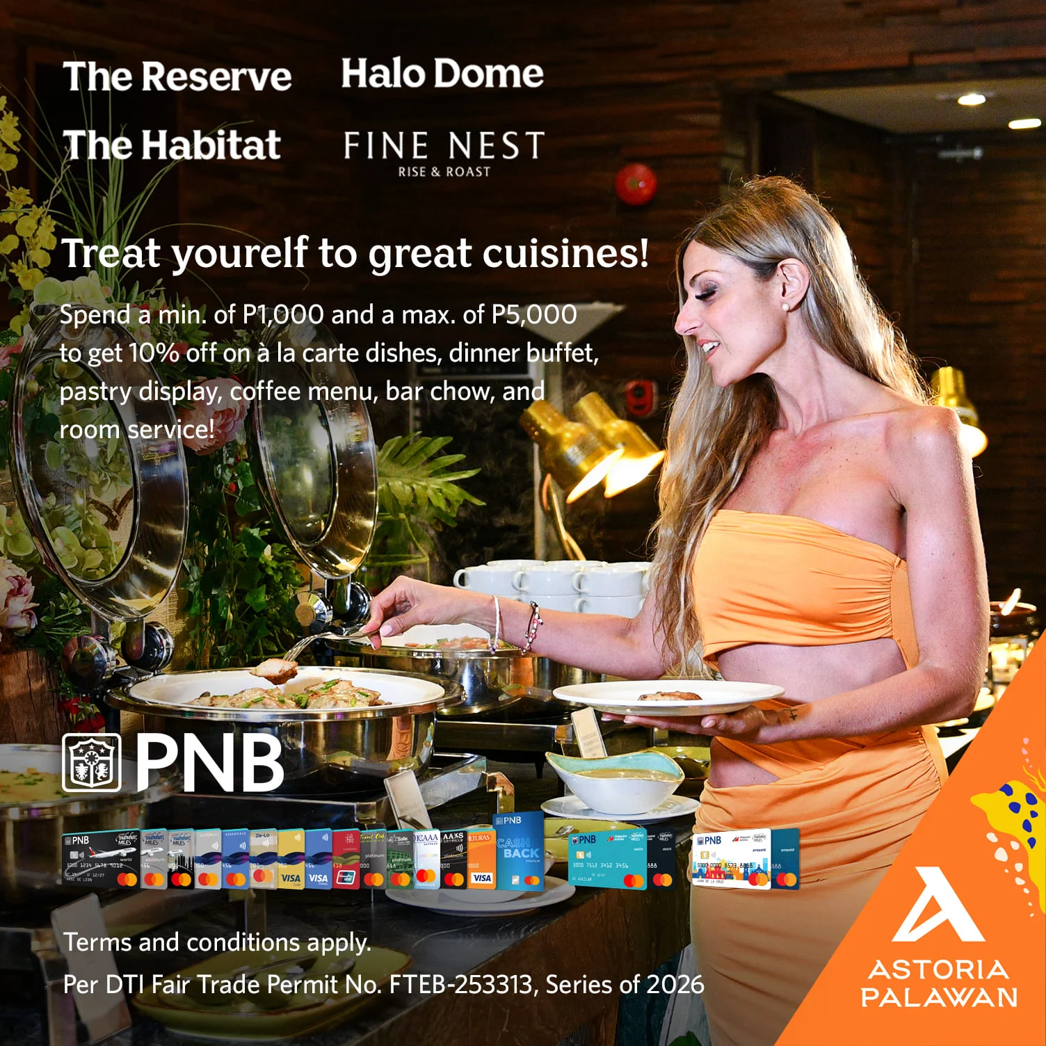 The Reserve, The Habitat, Fine Nest, and Halo Dome – Philippine National Bank